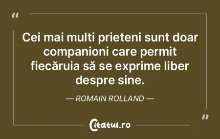 E bine să îți alegi prietenii dintre ...