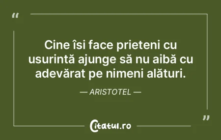 Prietenia reprezintă, în fond, o legă...