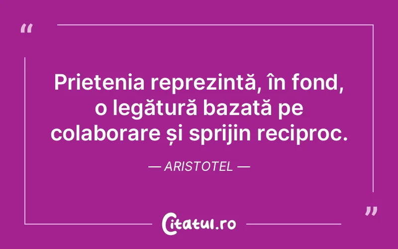 Citat Aristotel - citate prietenie