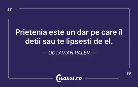 Fiecare prietenie are imperfecțiuni car...