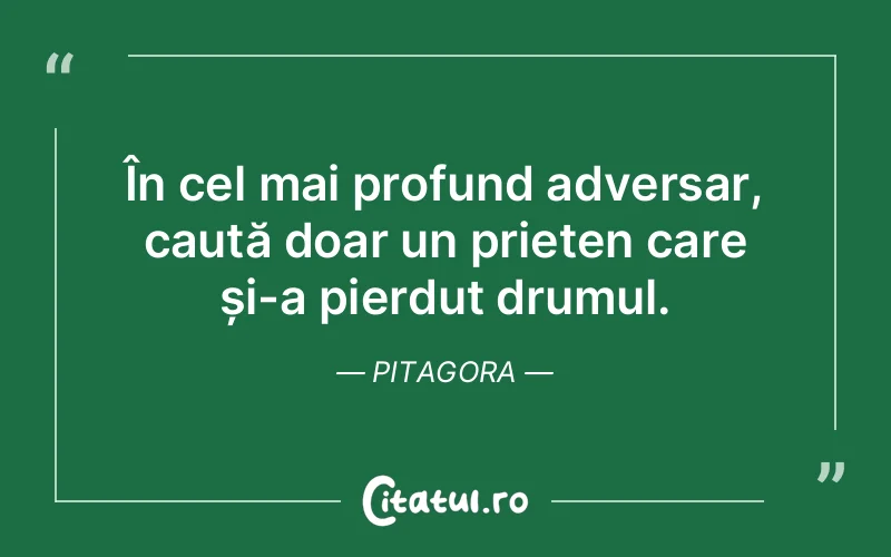 Citat Pitagora - citate prietenie