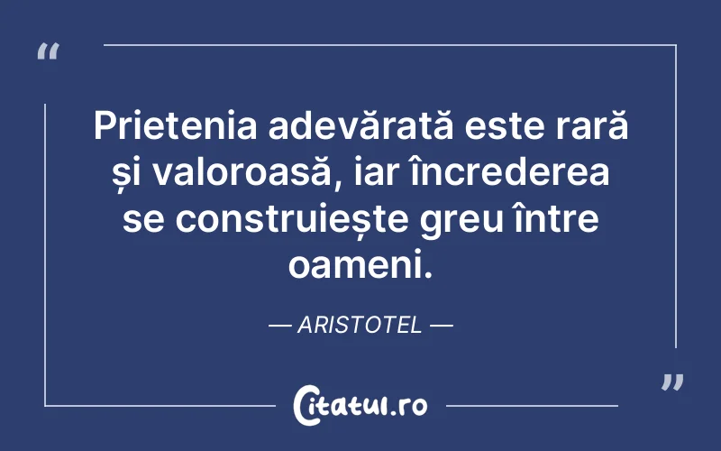 Citat Aristotel - citate prietenie
