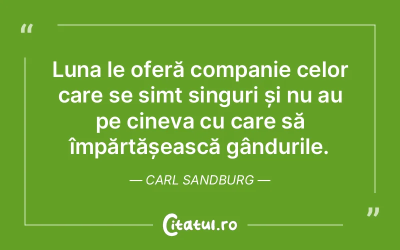 Citat Carl Sandburg - citate prietenie