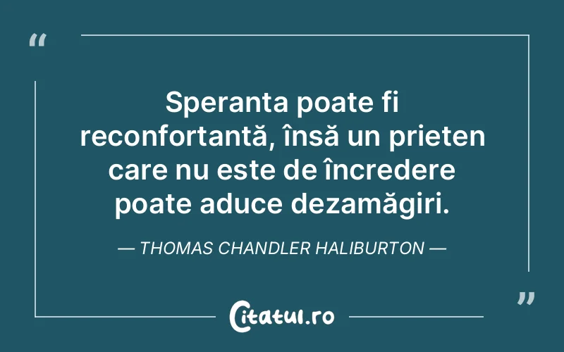 Citat Thomas Chandler Haliburton - citate prietenie