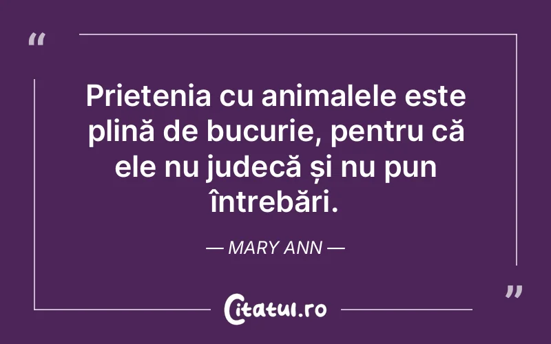 Citat Mary Ann - citate prietenie