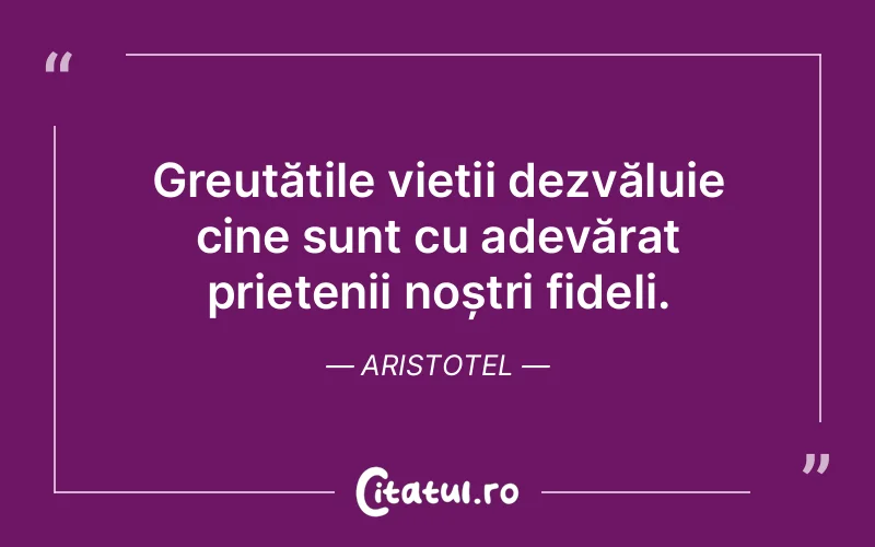 Citat Aristotel - citate prietenie