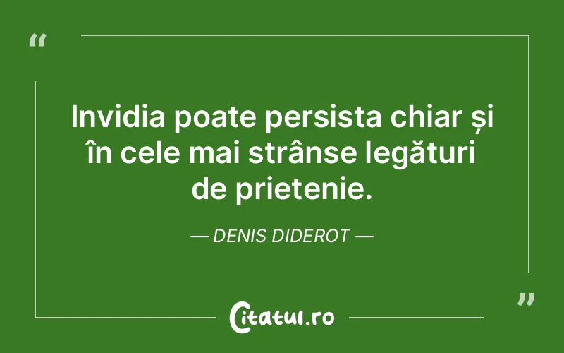 Citat Denis Diderot - citate prietenie