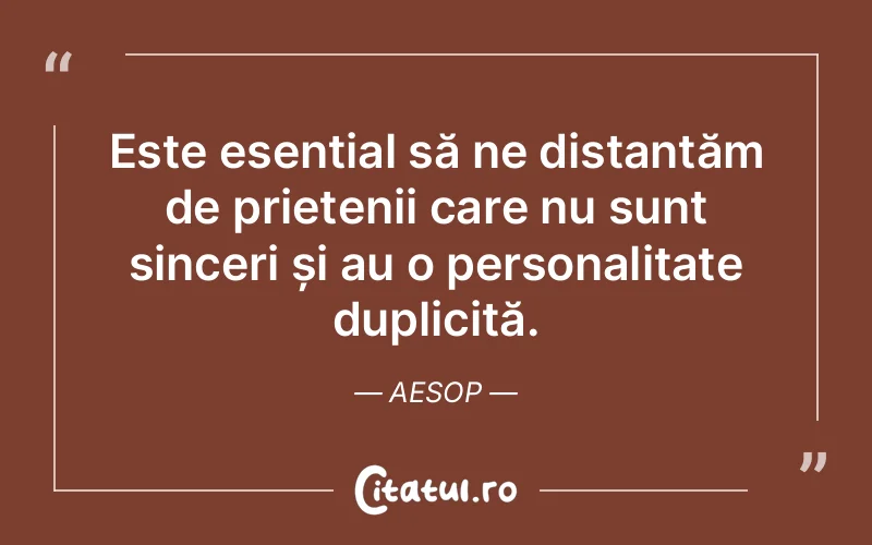 Citat Aesop - citate prietenie