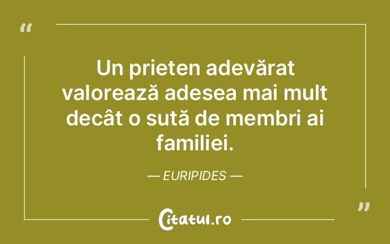Citat Euripides - citate prietenie