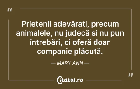 O atitudine pozitivă atrage prietenie, ...