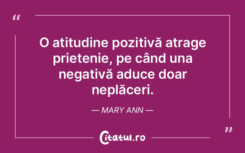 Citat Mary Ann - citate prietenie