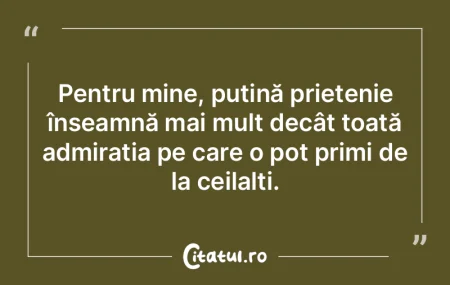 Într-o prietenie, dacă doar una dintre...