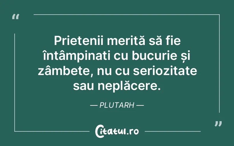 Citat Plutarh - citate prietenie