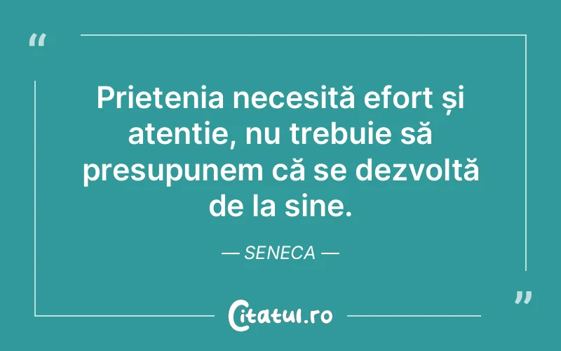 Citat Seneca - citate prietenie