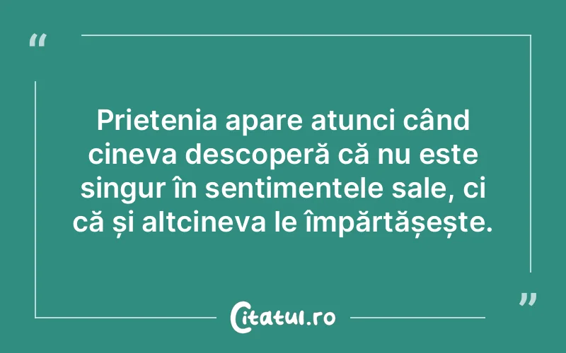 Citat Autor necunoscut - citate prietenie