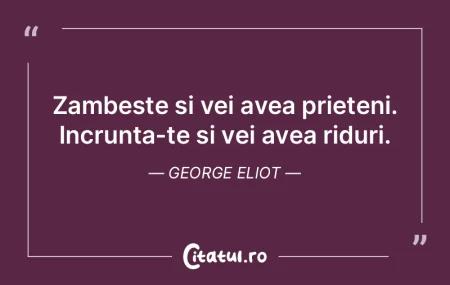 Zambeste si vei avea prieteni. Incrunta-...