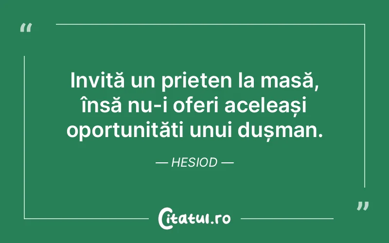 Citat Hesiod - citate prietenie