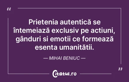 Un prieten tinde să admire la celălalt...