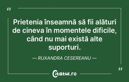 Prietenia falsă slăbește legăturile,...