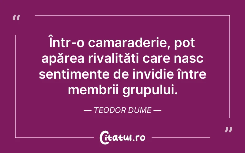 Citat Teodor Dume - citate prietenie