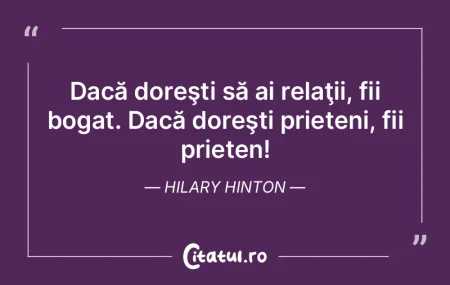 Transformând un inamic în prieten, nu ...