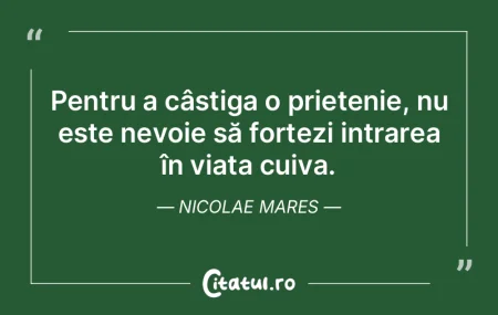 Aleg să primesc critici sincere în loc...