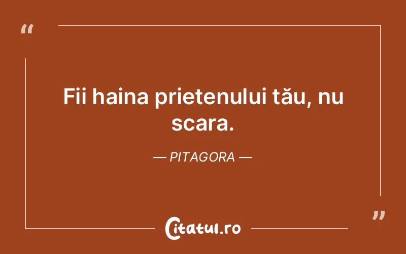 Citat Pitagora - citate prietenie