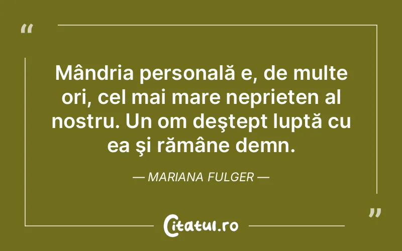 Citat Mariana Fulger - citate prietenie