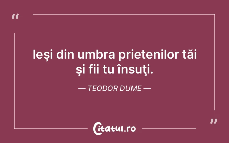 Citat Teodor Dume - citate prietenie