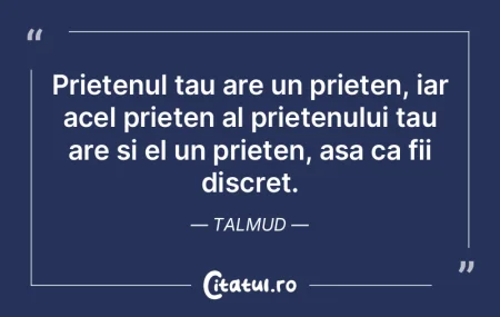 Prietenul tau are un prieten, iar acel p...