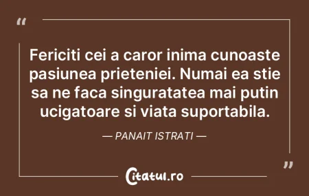 Fericiti cei a caror inima cunoaste pasi...