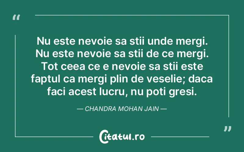 Citat Chandra Mohan Jain - citate prietenie