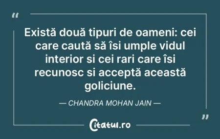 Există două tipuri de oameni: cei care...