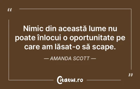 Nimic din această lume nu poate înlocu...