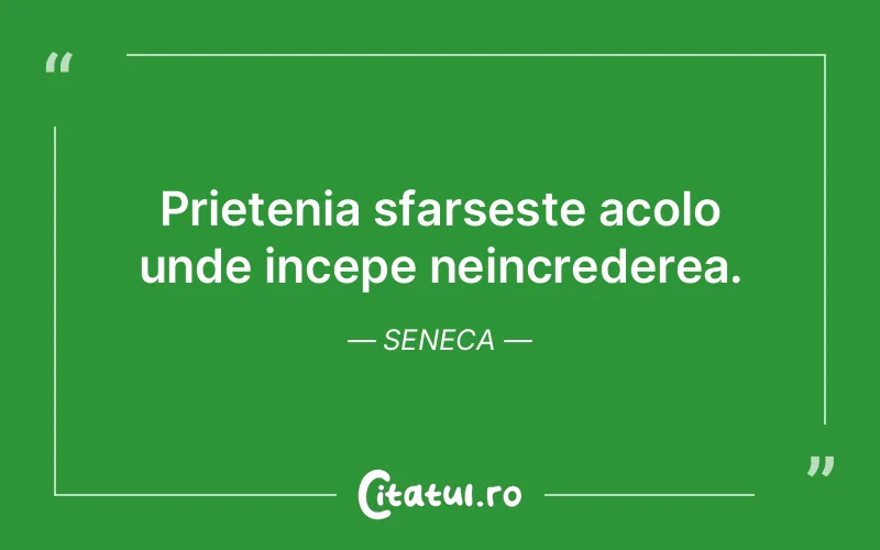 Citat Seneca - citate prietenie