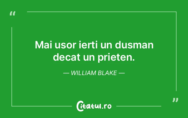 Citat William Blake - citate prietenie