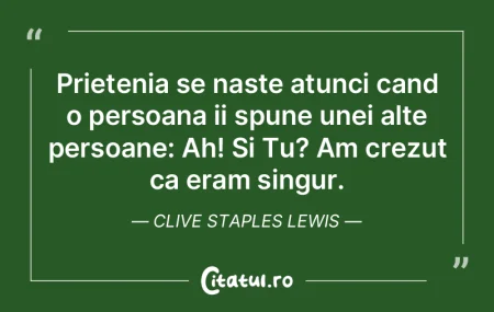 Prietenia se naste atunci cand o persoan...