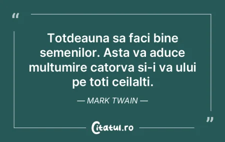 Totdeauna sa faci bine semenilor. Asta v... Totdeauna sa faci bine semenilor. Asta v...