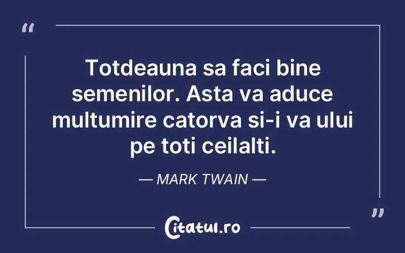 Citat Mark Twain - citate prietenie