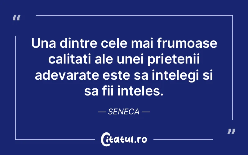 Citat Seneca - citate prietenie