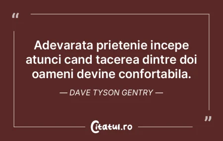 Adevarata prietenie incepe atunci cand t...