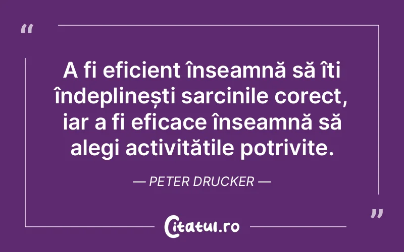 Citat Peter Drucker - citate prietenie
