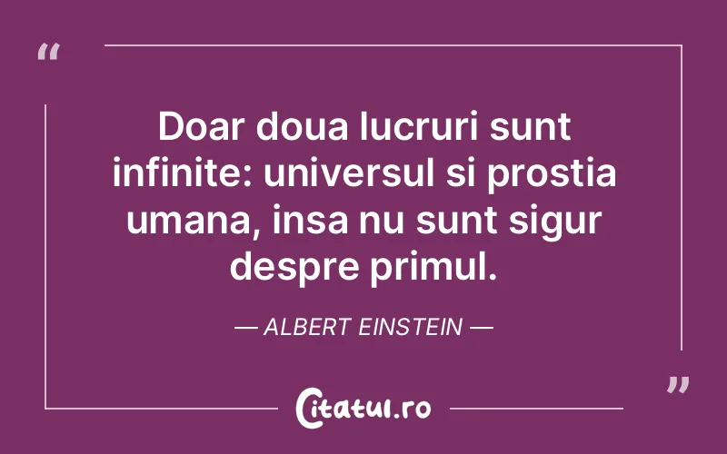 Citat Albert Einstein - citate prietenie
