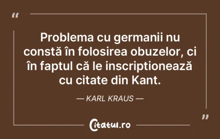 Problema cu germanii nu constă în folo...