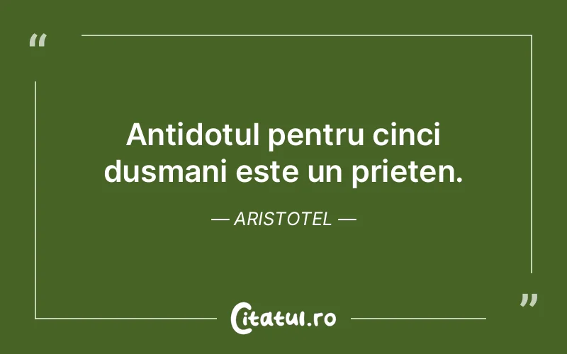 Citat Aristotel - citate prietenie