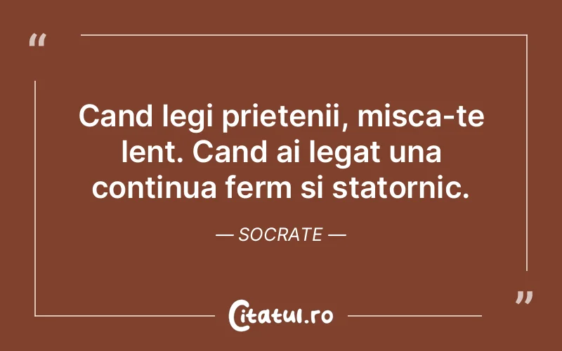 Citat Socrate - citate prietenie