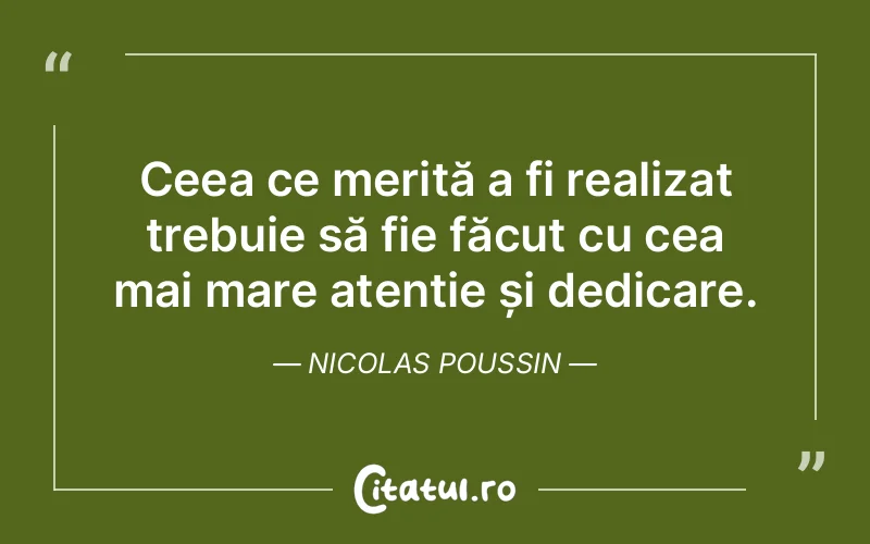Citat Nicolas Poussin - citate prietenie