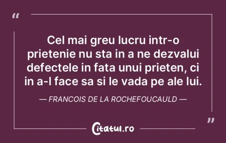 Cel mai greu lucru intr-o prietenie nu s...