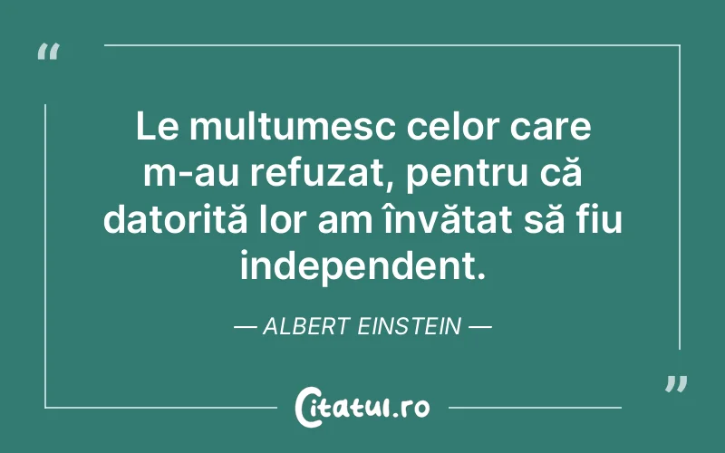 Citat Albert Einstein - citate prietenie