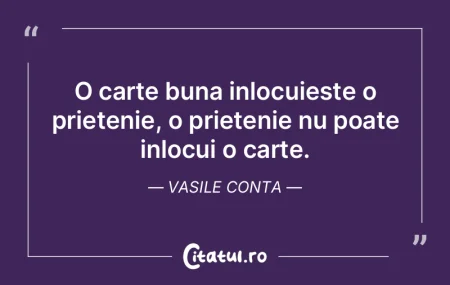 O carte buna inlocuieste o prietenie, o ...